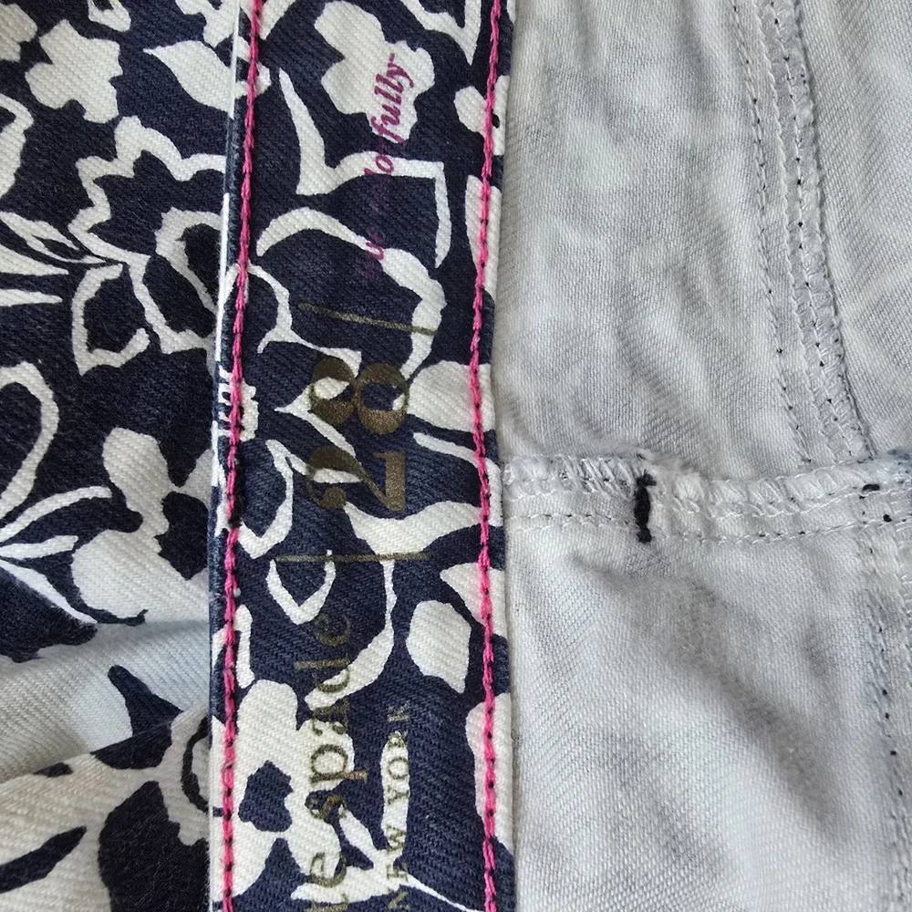 Kate Spade Navy and White Floral Jeans - Picture 6 of 9